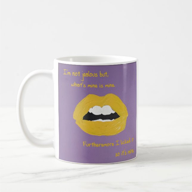 Taza De Café Líneas cursis para San Valentín (Izquierda)