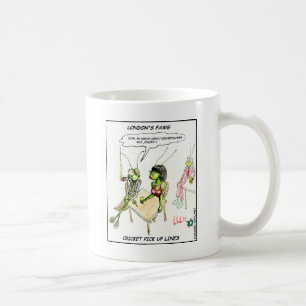 Taza De Café Líneas de Captura de Críquet Regalos Divertidos Ca