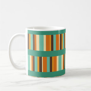 Taza De Café Líneas de franjas de café Mug