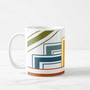 Taza De Café Líneas de los años 1970