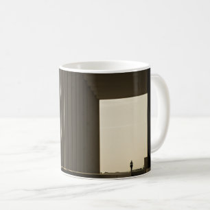 Taza De Café Líneas de sombra de la hora dorada