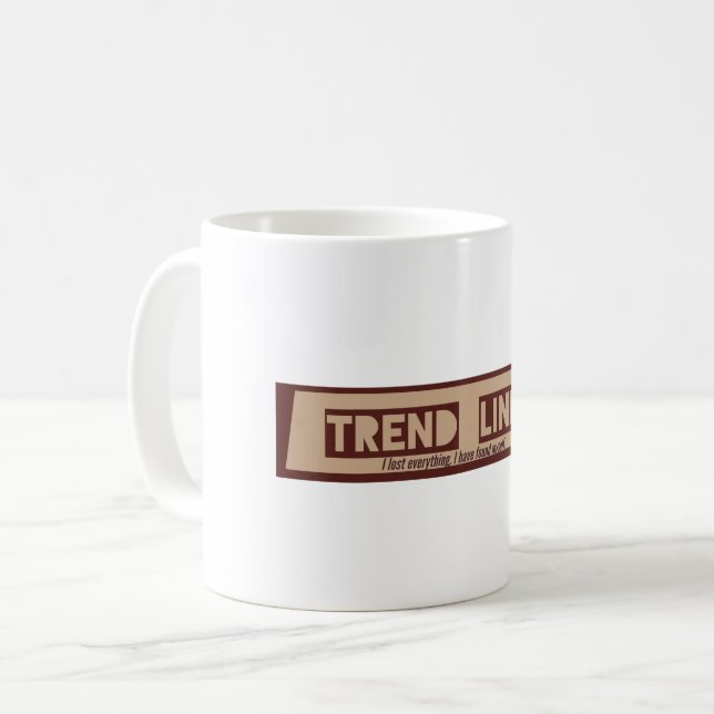 Taza De Café Líneas de tendencia Trading Co43 (Anverso izquierdo)