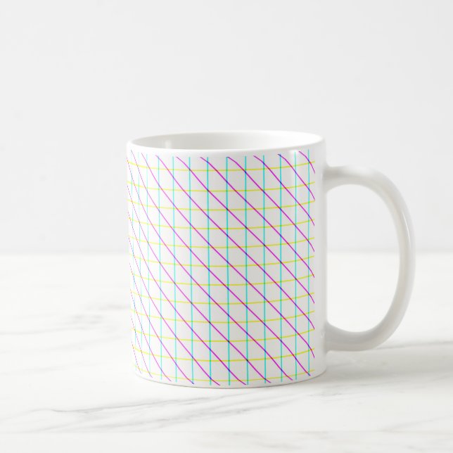 Taza De Café Líneas diagonales (Derecha)