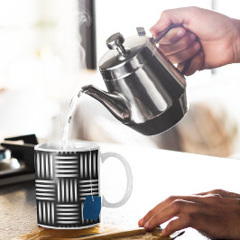 Taza De Café Líneas que intersectan el arte