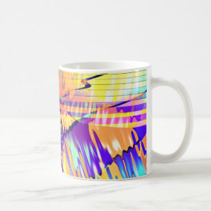 Taza De Café Líneas y olas líquidas