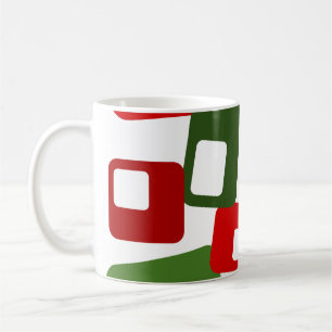 Taza De Café Líneas y Rectángulos