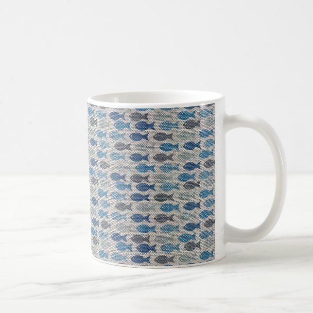 Taza De Café Linen Fish (Derecha)