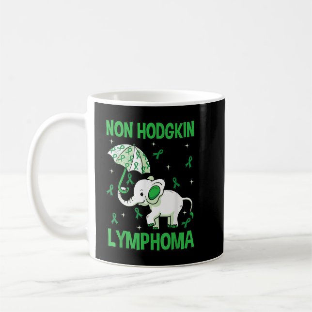 Taza De Café Linfoma Linfocitos No Hodgkins Linfocitos Verde G (Izquierda)