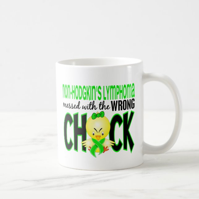 Taza De Café Linfoma Non-Hodgkin ensuciado con el polluelo (Derecha)