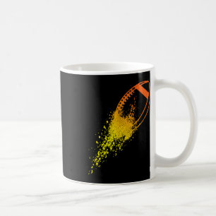 Taza De Café Liniero de quarterback de fútbol americano jugada 