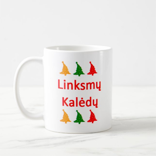 Taza De Café linksmy kaledy coffee mug (Izquierda)