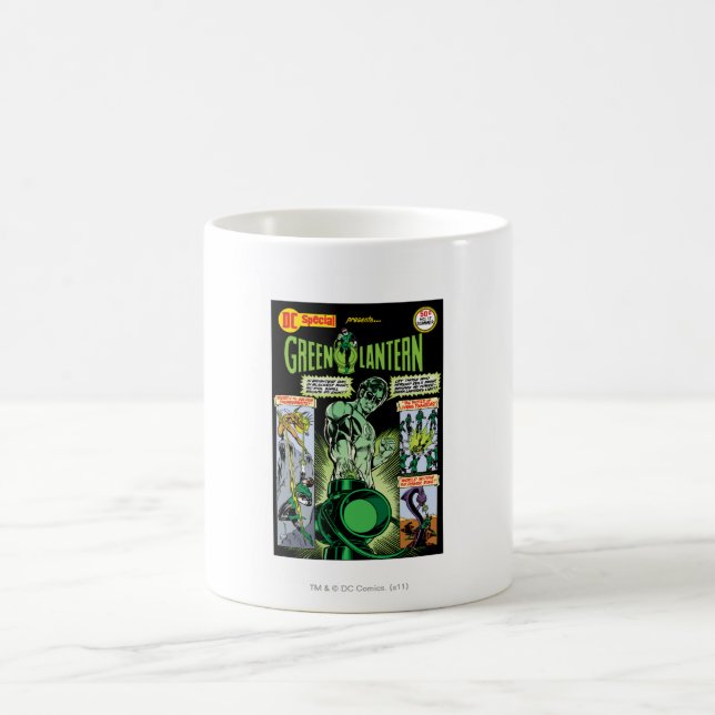Taza De Café Linterna verde - Cómic sombreado verde (Centro)