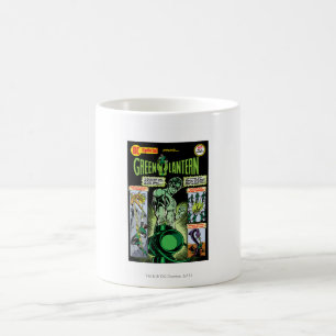 Taza De Café Linterna verde - cómico sombreada verde