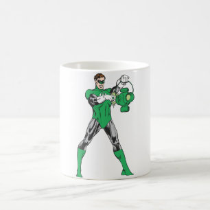 Taza De Café Linterna verde con la linterna