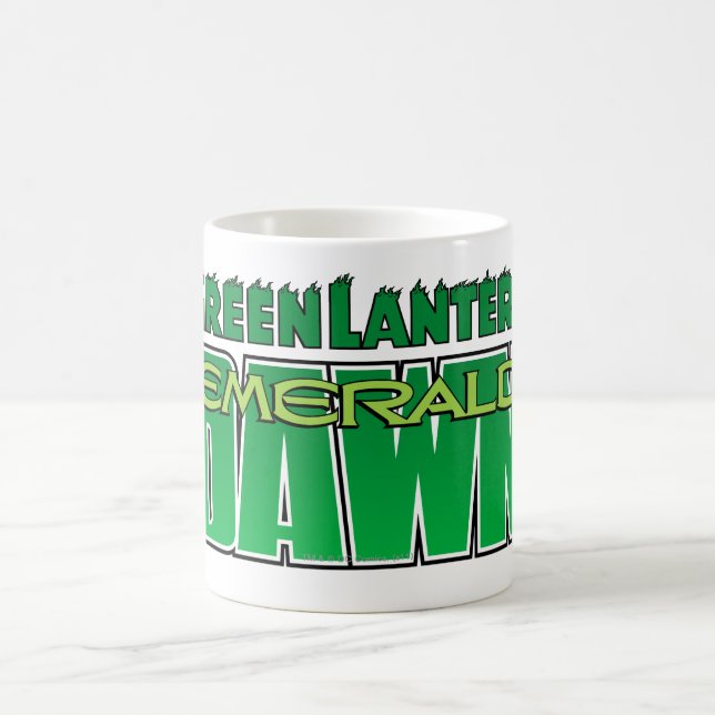 Taza De Café Linterna verde - Logo de Emerald Dawn (Centro)