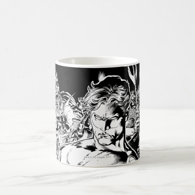 Taza De Café Linterna verde rodeada (Centro)