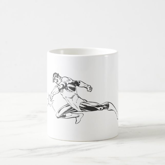 Taza De Café Linterna verde se desvanece (Centro)