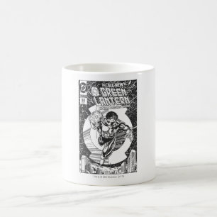 Taza De Café Linterna verde - toda comienza aquí, negro y pizca