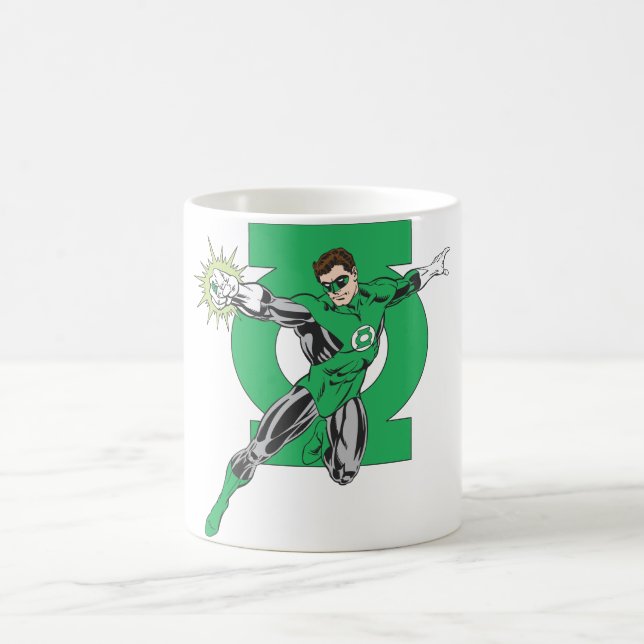 Taza De Café Linterna verde y símbolo (Centro)