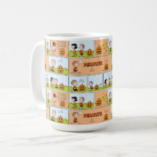 Taza De Café Linus & Lucy   Cantando Jack-O-Lantern