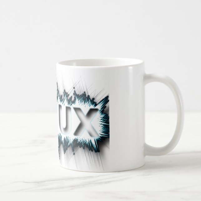 TAZA DE CAFÉ LINUX ESCARCHADO (Derecha)