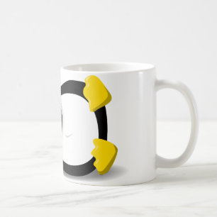 Taza De Café Linux Tux sleeping