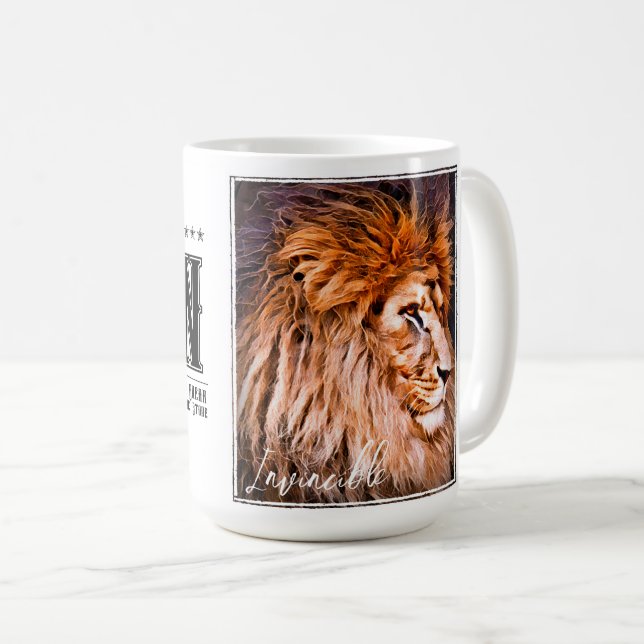 Taza De Café Lion マグカップ (Anverso derecho)