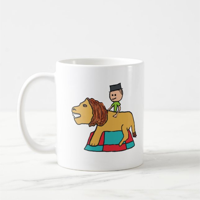 Taza De Café Lion Taming (Izquierda)