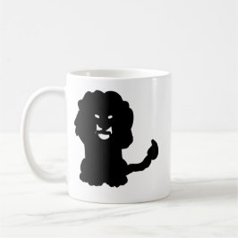 Taza De Café Lion Zodiac Mug • Bold Leo Silhouette Art