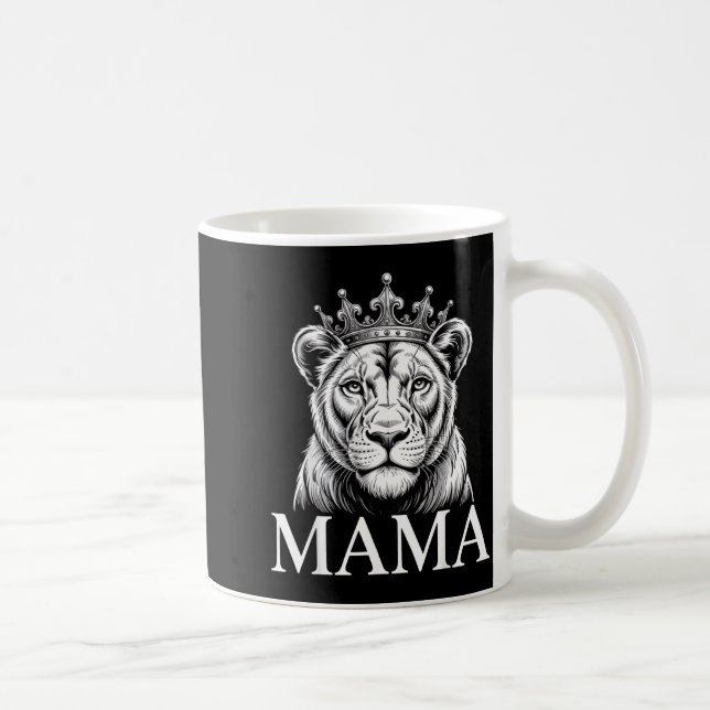 Taza De Café Lioness Mama Lion Animal Lioness Women Lioness  (Derecha)