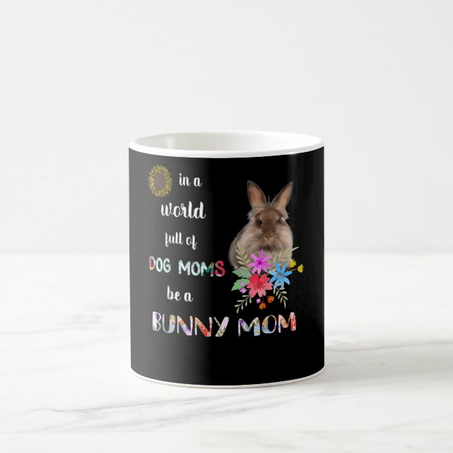 Taza De Café Lionhead Bunny Rabbit Mom (Centro)