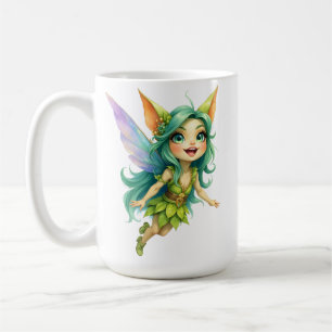 Taza De Café Liora la Sílfide del Bosque – Compañera Hada Encan