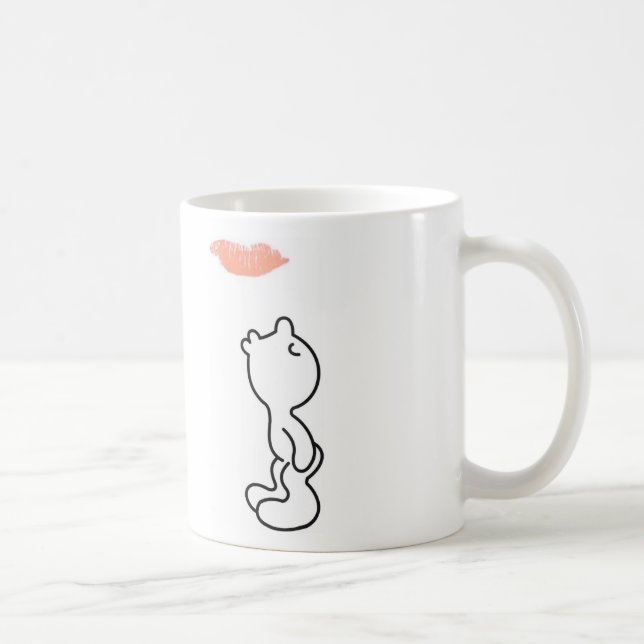 Taza De Café Lipstick Mark Mug (Derecha)