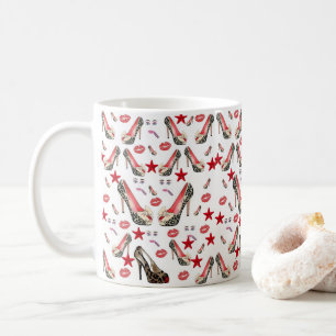 Taza De Café Lipstick Mug