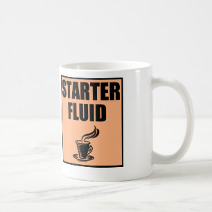 Taza De Café Líquido divertido del arrancador del café