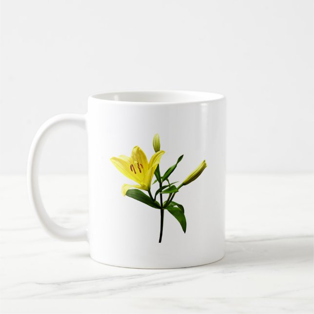 Taza De Café Lirio amarillo (Izquierda)