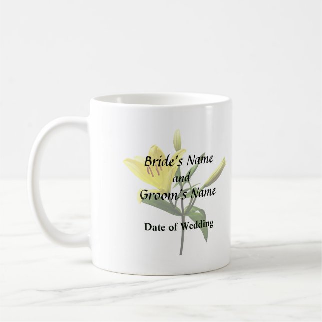 Taza De Café Lirio amarillo (Izquierda)