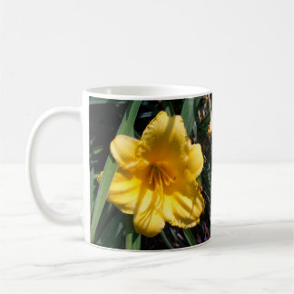 Taza De Café Lirio amarillo brillante Mug