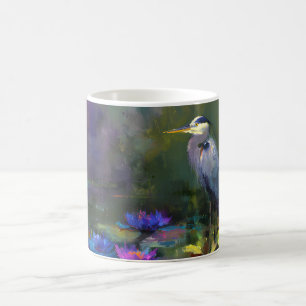 Taza De Café Lirio de agua encantado de estanque Naturaleza Acu