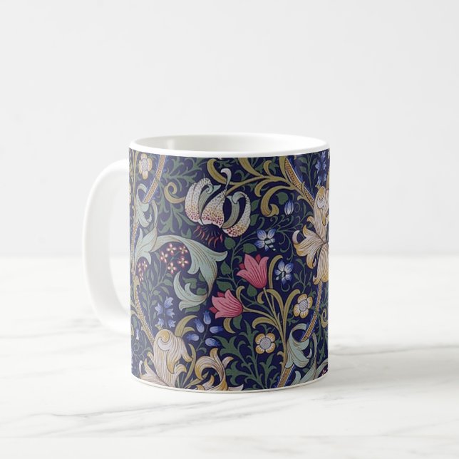 Taza De Café Lirio dorado, William Morris (Anverso izquierdo)