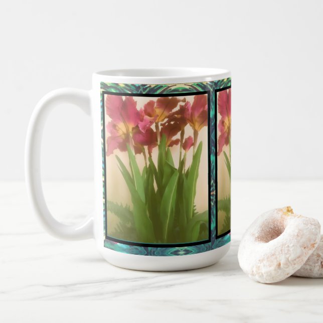 Taza de café - Lirio encantador (Con donut)
