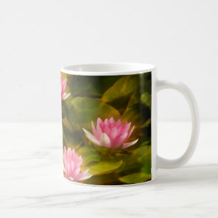 Taza De Café Lirios de agua artísticos, California