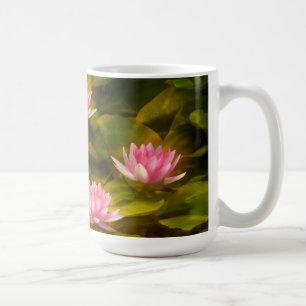 Taza De Café Lirios de agua artísticos, California
