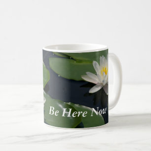 Taza De Café Lirios de agua de loto blanco