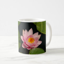 Taza De Café Lirios de agua rosados