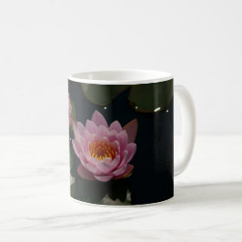 Taza De Café Lirios de agua rosados