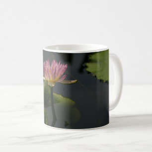 Taza De Café Lirios de agua rosados