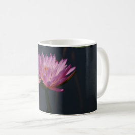 Taza De Café Lirios de agua rosados