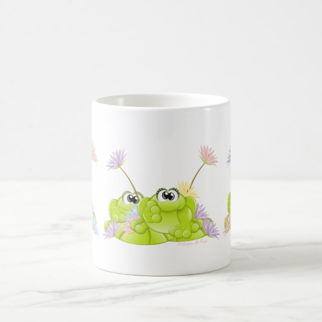 Taza De Café Lirios de Froggie n (Centro)