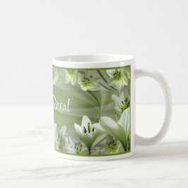 Taza De Café ¡Lirios para Pascua!
